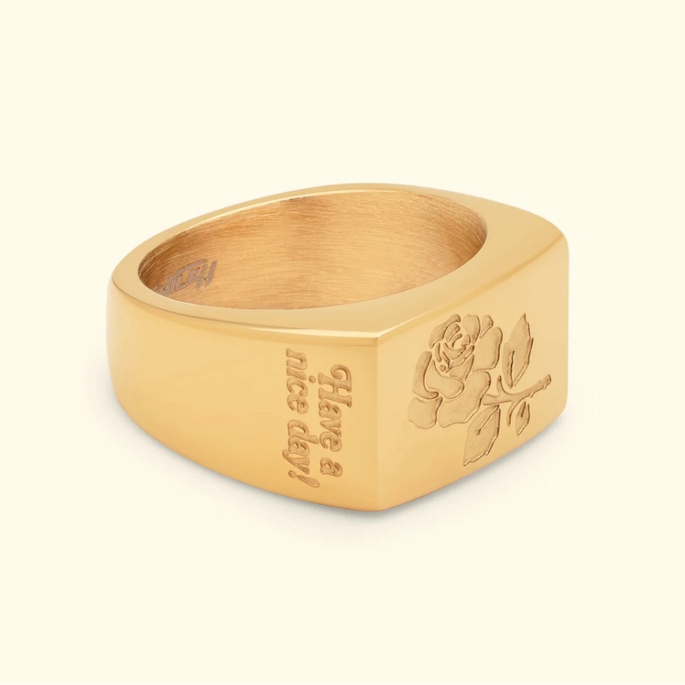 Thrifty Rose Ring Size 8